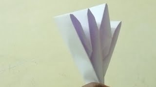 how to make🛠 a qaudra✋-☝ fold paper📄 popper🎉 | paper📄 popper🎉 | easy🤟 & fun😂