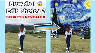 How I Edit and Draw on my Instagram Photos | SECRETS REVEALED | Apps For Apple and Android Users screenshot 4