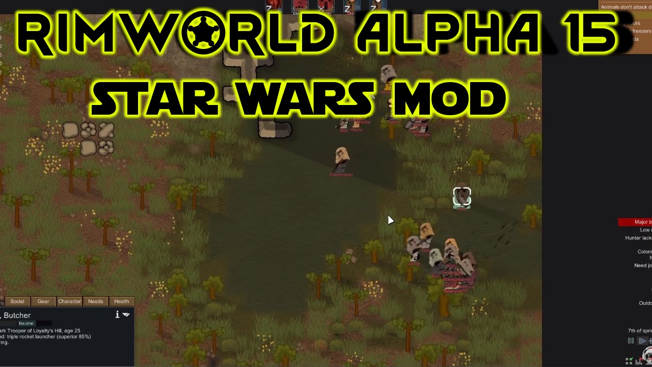 Rimworld Star Wars Mod Rise Of The Thakwaash 1 Let S Play Steam Workshop By Mellow Seven Gaming