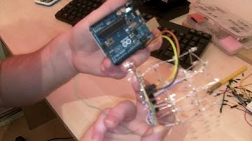 3x3 Led Cube Demo using the Arduino Uno