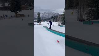 Aura farm😎 #ski #snowbasin #snowboarding #aura #shorts #edit #fyp #jibbing #rail ￼