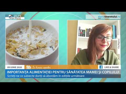 DIETA ȘI HRANA ÎN TIMPUL SARCINII cu Diana Crișan | nutriționist-dietetician