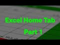 Excel Home Tab ki poori series ka Part 1 shuru ho raha hai.
