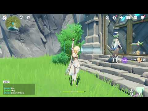 How To Use Text Chat To Talk With Friends In Genshin Impact Co Op Play Youtube