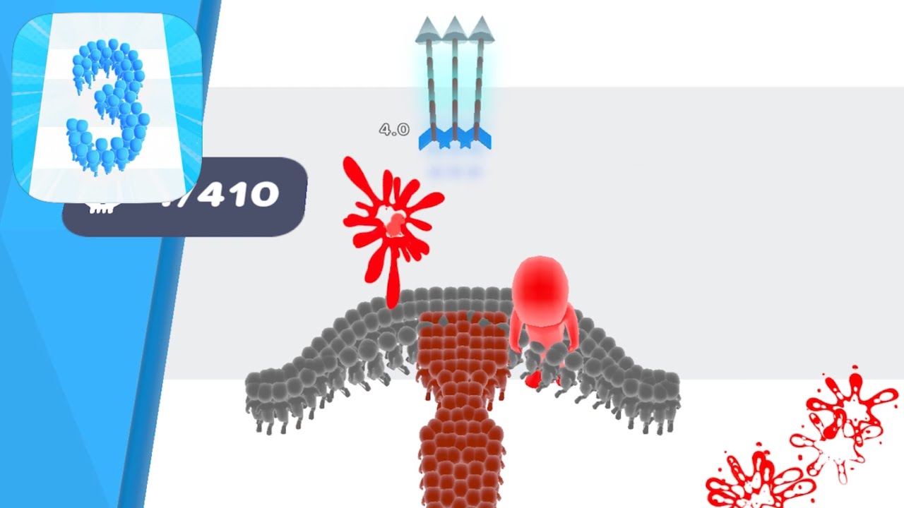 Crowd Number 3D - All Levels Gameplay Android, iOS