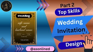 How to make Design Wedding Invitation Card Tutorial  (2) | Step by Step Guide 2025 for Beginners screenshot 4