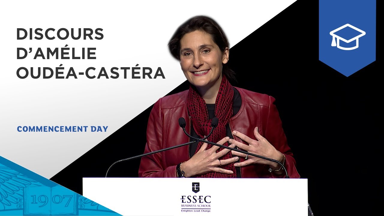 Discours d'Amélie Oudéa-Castéra, Ministre des Sports | ESSEC Commencement Day 2022
