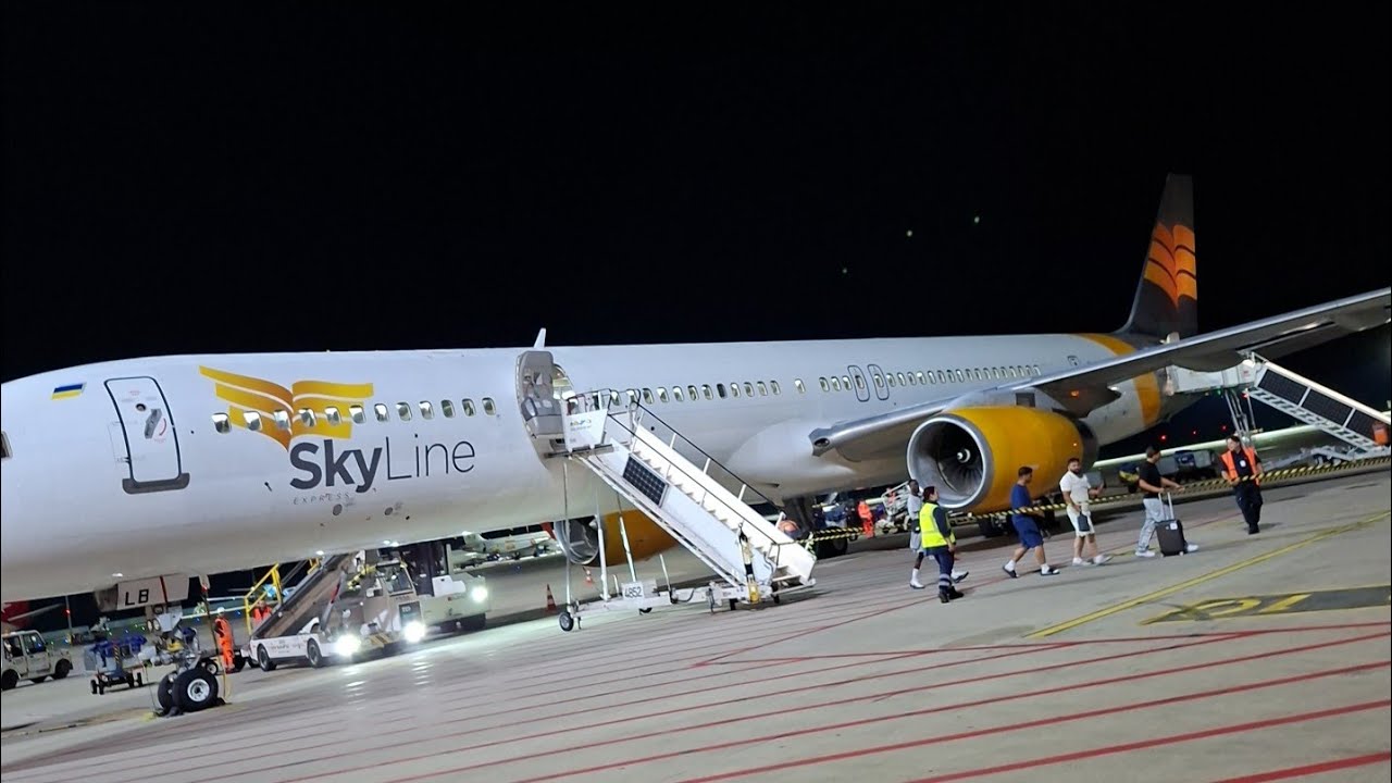 Trip report  Mavi Gök Airlines (operated by Skyline Express) Boeing 757-300 from Antalya to Cologne