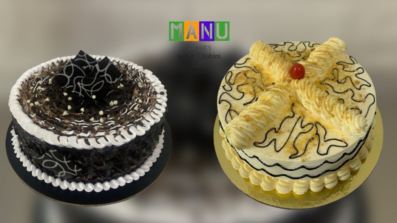 Choco Fudge vs Butterscotch Cake | Best Birthday Cake? 🍫🍰 | Manu Bakers Rohini