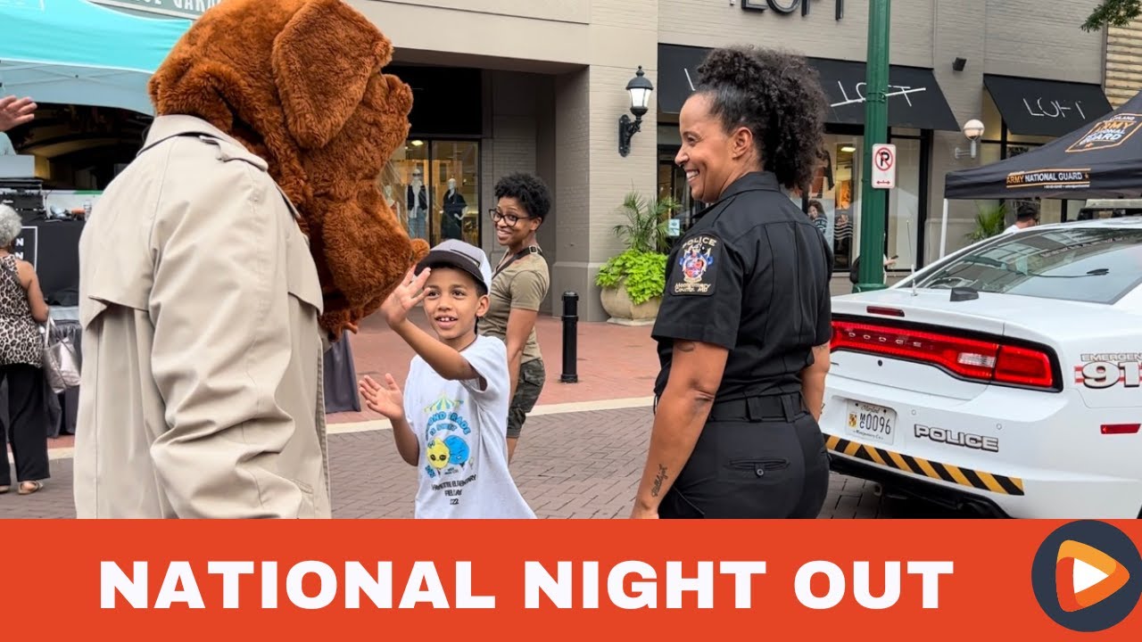 Police, Residents Come Together in Downtown Silver Spring at National ...