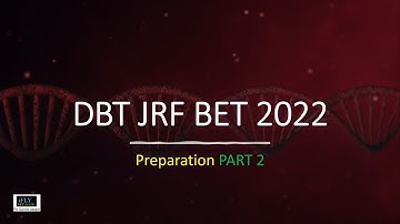DBT BET JRF 2022 part   2