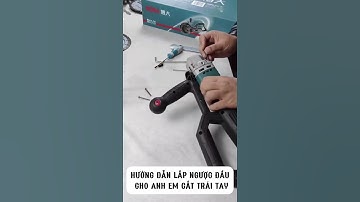 Anh em thợ cắt trái tay xem ngay: CW1-50 xoay ngược đầu cực đơn giản