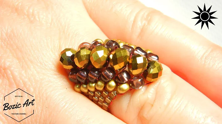 How To Make "Martell" Ring | Beading Tutorial