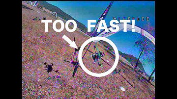 Drone Race Ramsen 2018 - Quarter Final Wipeout :-(