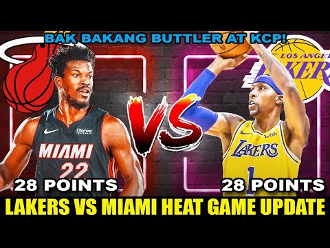 Los angeles Lakers vs MIAMI Heat GAME update, KCP at Jimmy Buttler nag pasiklab!!!