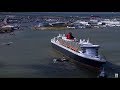 SAINT-NAZAIRE   |  🚢 Le Queen Mary 2 vu du ciel - NANTES Bretagne Télé