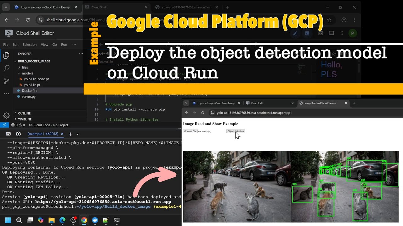 GCP # EP4- Deploy the object detection model on Cloud Run - YouTube