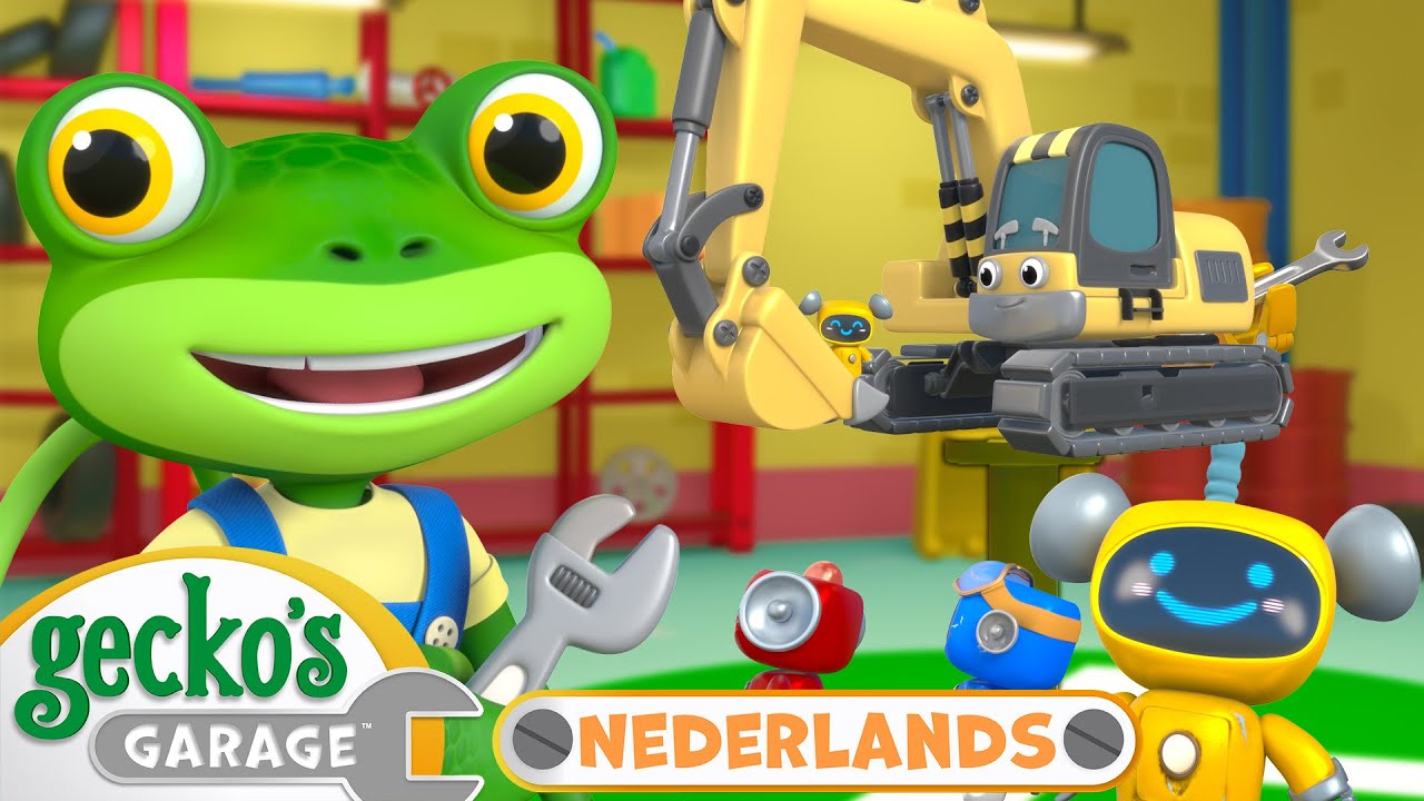 Eric de Graafmachine | Gecko's Garage Nederlands | Vrachtwagen Cartoons Voor Kinderen
