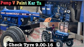 New tyre 🛞 de look check kro || direct rim fit hoye ✅|| diesel pump ta paint v kra ta 💵|| #viral ￼