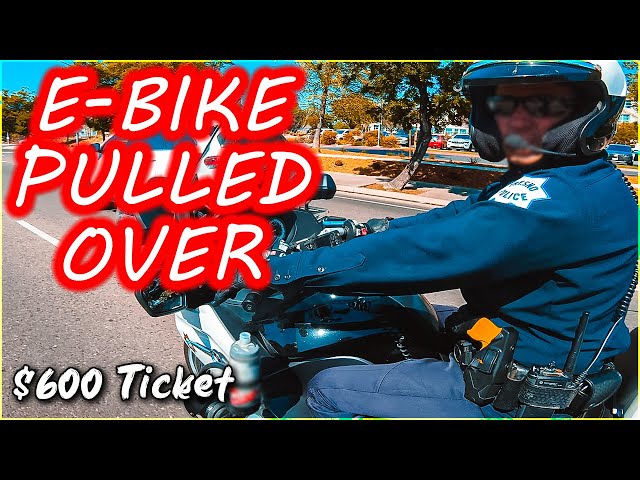 SUR RON E-bike Gets Pulled over by the Cops in California $600 Ticket class=