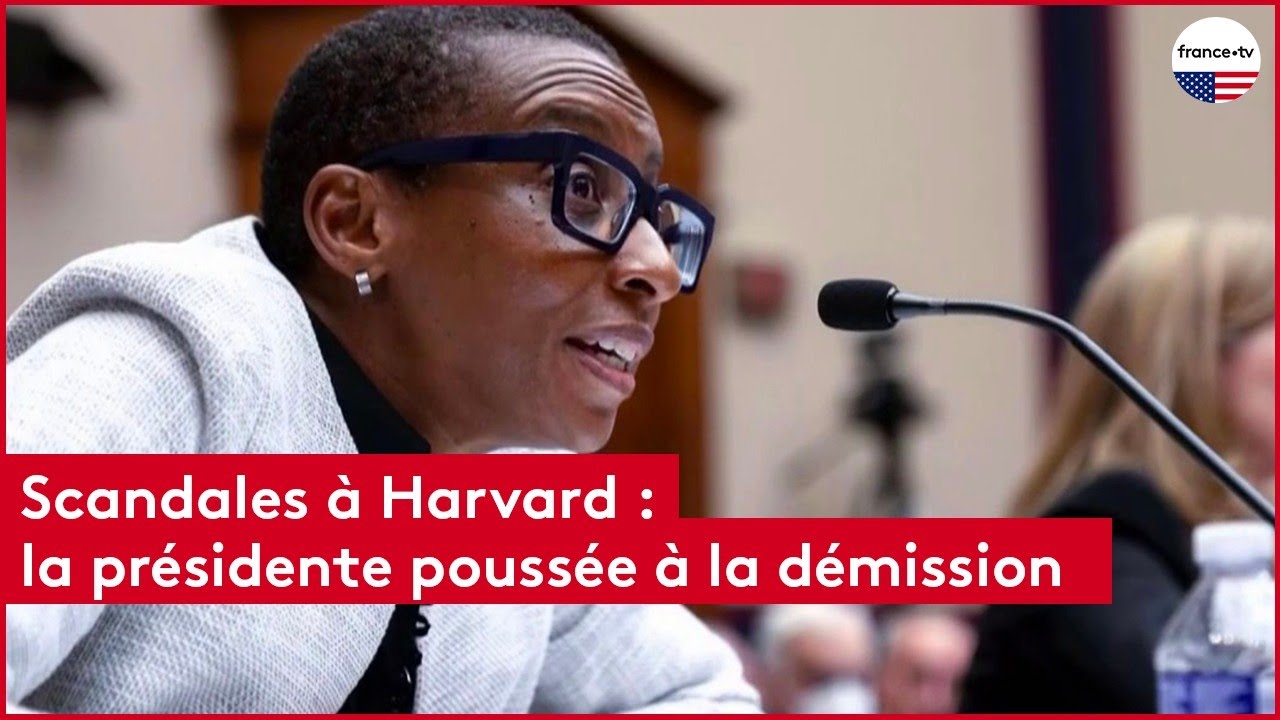 Scandales à Harvard : la présidente poussée à la démission - YouTube