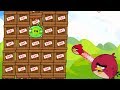 Angry Birds Cannon Birds 1 EXPLODE THE PIGGIES INSIDE 1000 TNT FULL 