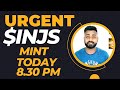Mint free 2000 injs token today at 830
