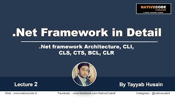 2. DotNet Framework in Detail | CLI | CLS | CTS | CLR | C#.Net By Tayyab Husain