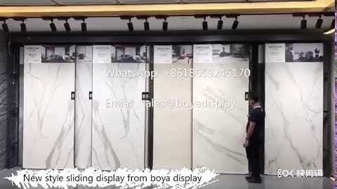 New Style Sliding displays for your marble tiles