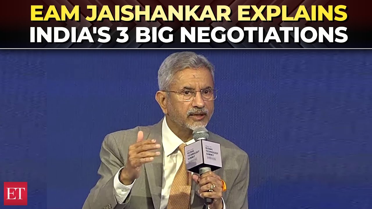 '3 big negotiations…': EAM S Jaishankar hints at India’s 'big deals' with USA, EU & UK