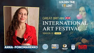 International competition 2021 – Golden Time Talent, season 22 – Original  seascape paintings for sale by Ukrainian artist Anna Ponomarenko