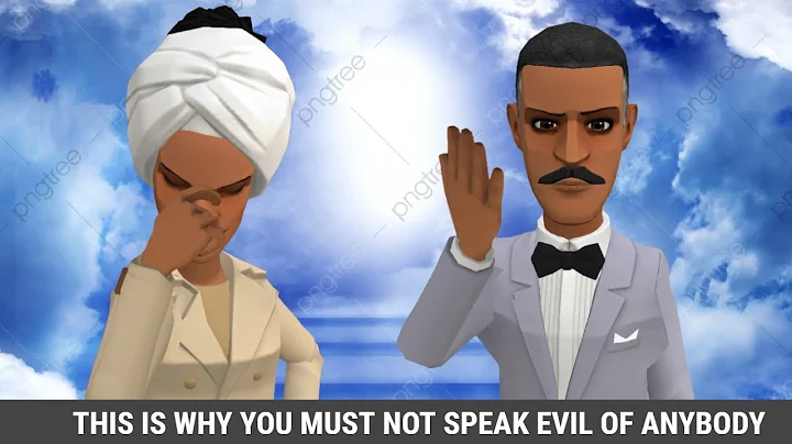 THIS IS WHY YOU MUST NOT SPEAK EVIL OF ANYBODY- CHRISTIAN ANIMATION
