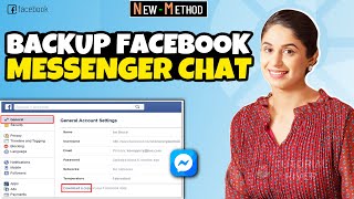 How to backup Facebook messenger chat on PC/Laptop -2024 screenshot 5