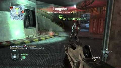 Across map Tomahawk Search and destroy on Array - Black Ops Game Clip