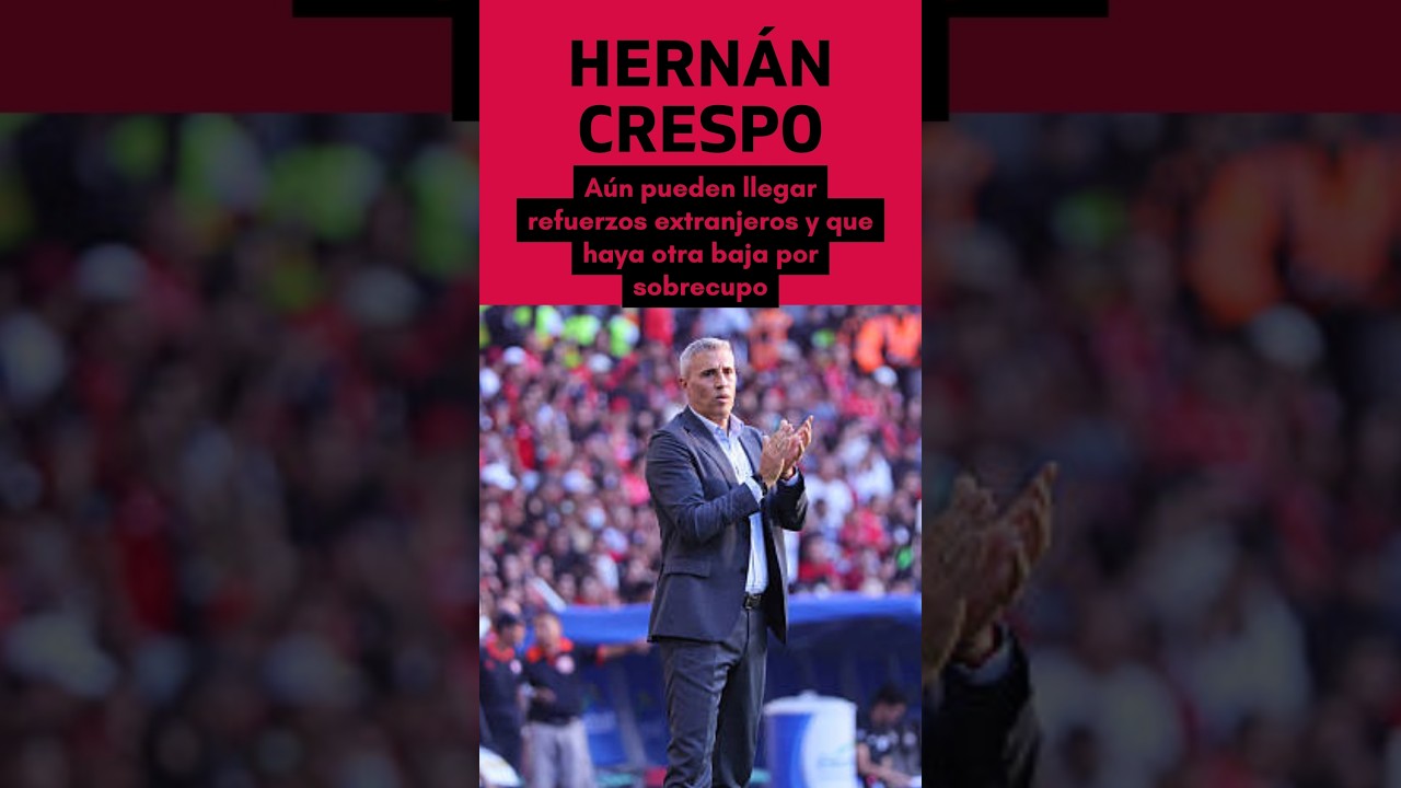 #HernánCrespo abre la puerta a más refuerzos en #Atlas 🔴⚫️🦊 y una posible baja extranjera