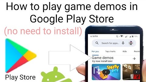how to play instant apps demo games in Google play store (no need to install try demo games)