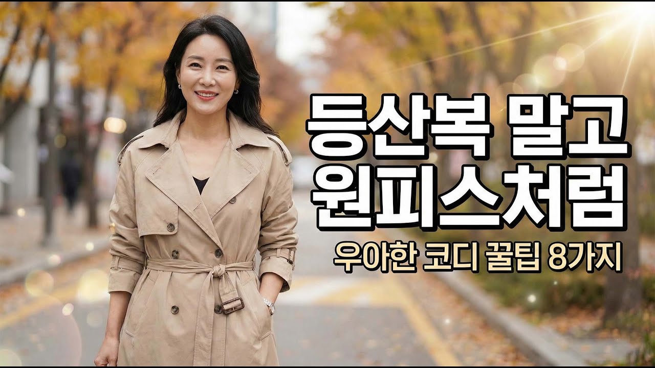 아줌마 소리 쏙 들어가는 '롱바람막이' 연출 꿀팁 8가지 (🎧듣는 블로그)