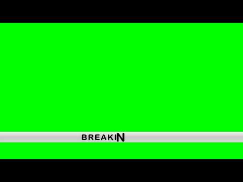 Free Green Screen CapCut News Banner_Media Scroll Patti_White Smart News Scroll  || No Copyright