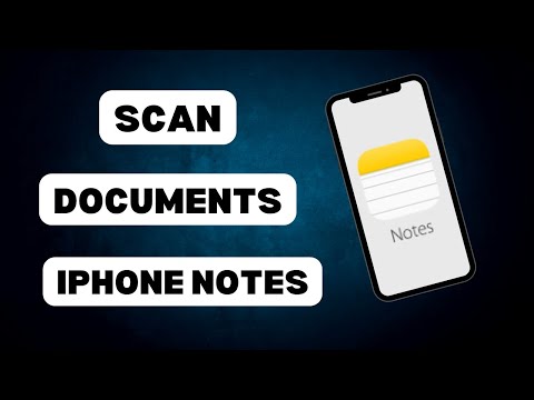 How to Scan Documents on Iphone Notes App