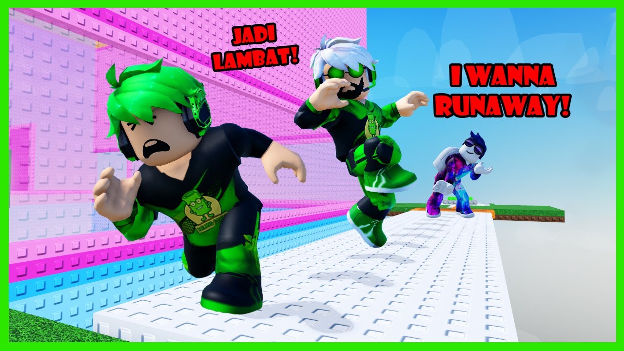 Darlung & Wak Darlung Main Obby Yang Bikin Emosi I WANNA RUNAWAY Di Roblox
