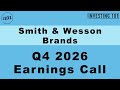 Smith & Wesson Q4 2026 Earnings Call | Shares Surge on Massive EPS Beat Driven by 26.7% Sales Jump