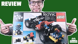 Grundfunktionen eines Autos in Klemmbausteinen: LEGO® Technic 8860 Auto Chassis von 1980 [Review]