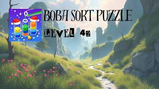 Boba Sort Puzzle - Level 42 Gameplay