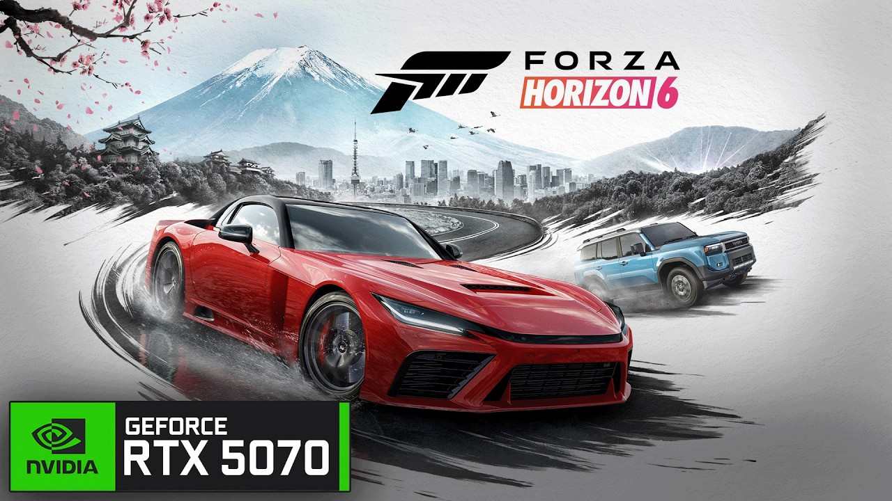 Forza Horizon 6 | Gameplay Benchmark | Ryzen 7-5800x + RTX 5070
