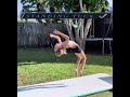 standing backtuck #tumbling #flip #backtuck