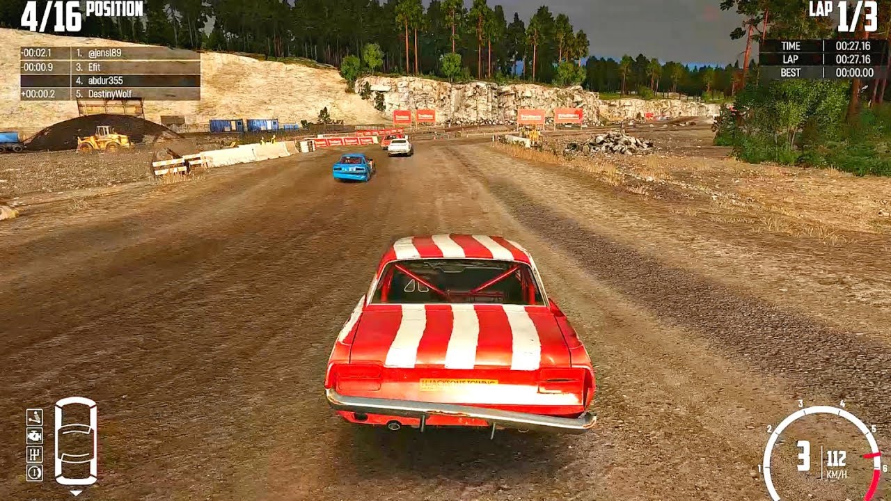 Wreckfest - Career Mode DEMOLIATION Racing Gameplay Part 1 (1080P/60FPS)