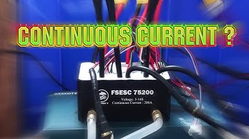 FSESC 75200 Continuous Current Testing 50V Waterproof Motor 65161 Remote VX3 | Flipsky