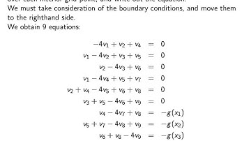ch11 2. System of Linear Equations for Discrete Laplace Equation with FDM.  Wen Shen