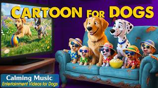 Dog Cartoon: Calming DOG TV & Relaxing Music for Dogs Home Alone🐶 Entertaining Videos for Bored Dogs screenshot 1
