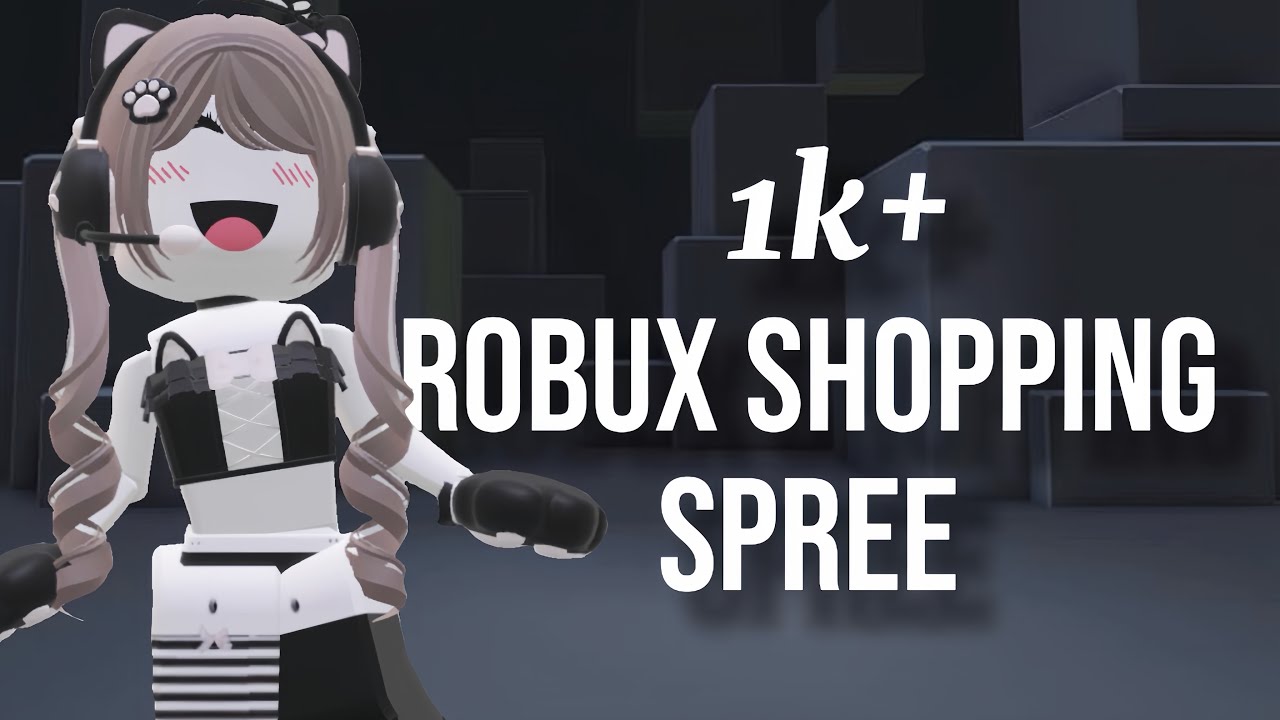 1k+ robux shopping spree !! [giveaway!] - YouTube